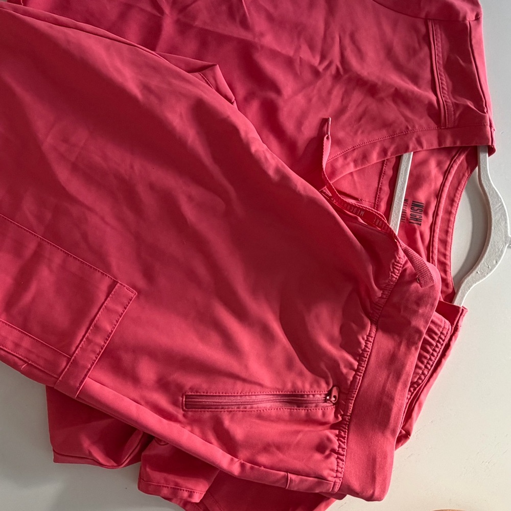 MedCouture Insight - Vibrant Pink/Coral Scrub Set